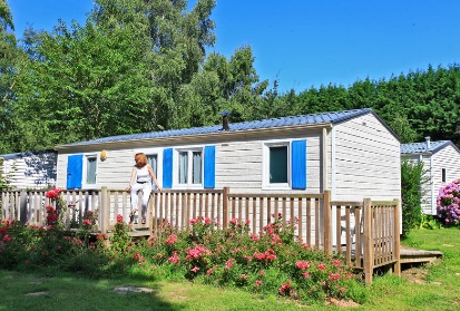 This mobile home with 2 bedrooms for disabled people is designed with convenience in mind